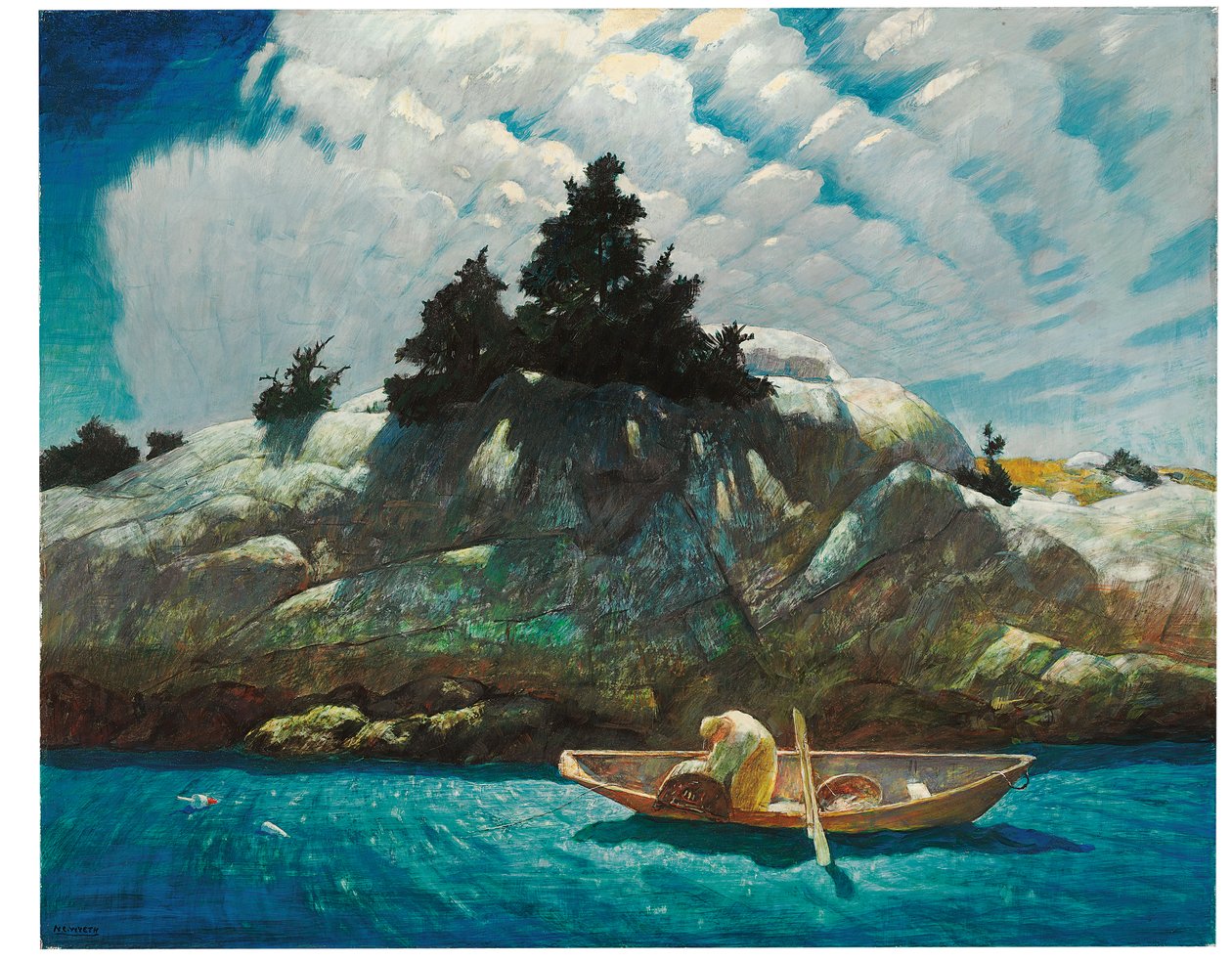 Black Spruce Ledge (Humařství z Black Spruce Ledge) od Newell Convers Wyeth