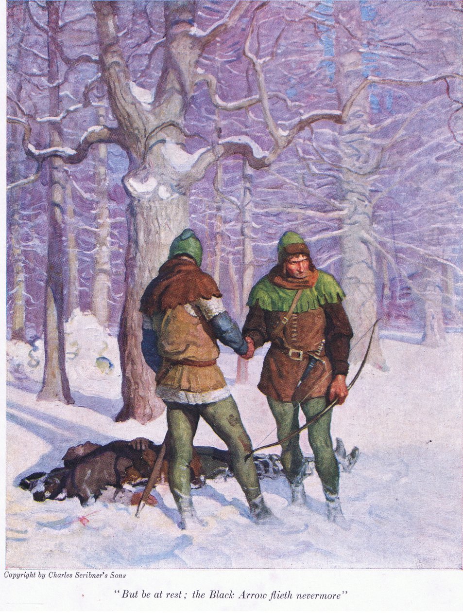 Ale buď v klidu, Black Arrow už nelétá, 1916 od Newell Convers Wyeth