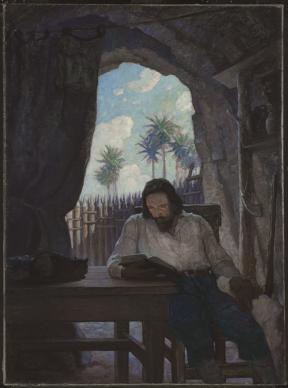Ráno jsem si vzal Bibli; a počínaje Novým zákonem jsem začal... od Newell Convers Wyeth