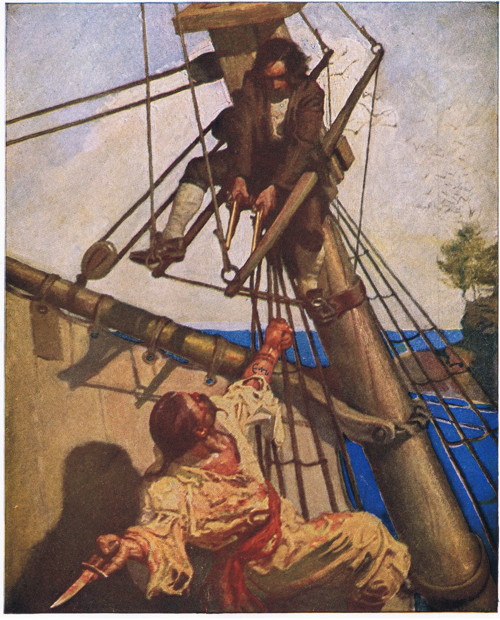 Izrael ruce: Ještě krok, pane Handsi, řekl jsem já a vystřelím vám mozek z hlavy od Newell Convers Wyeth
