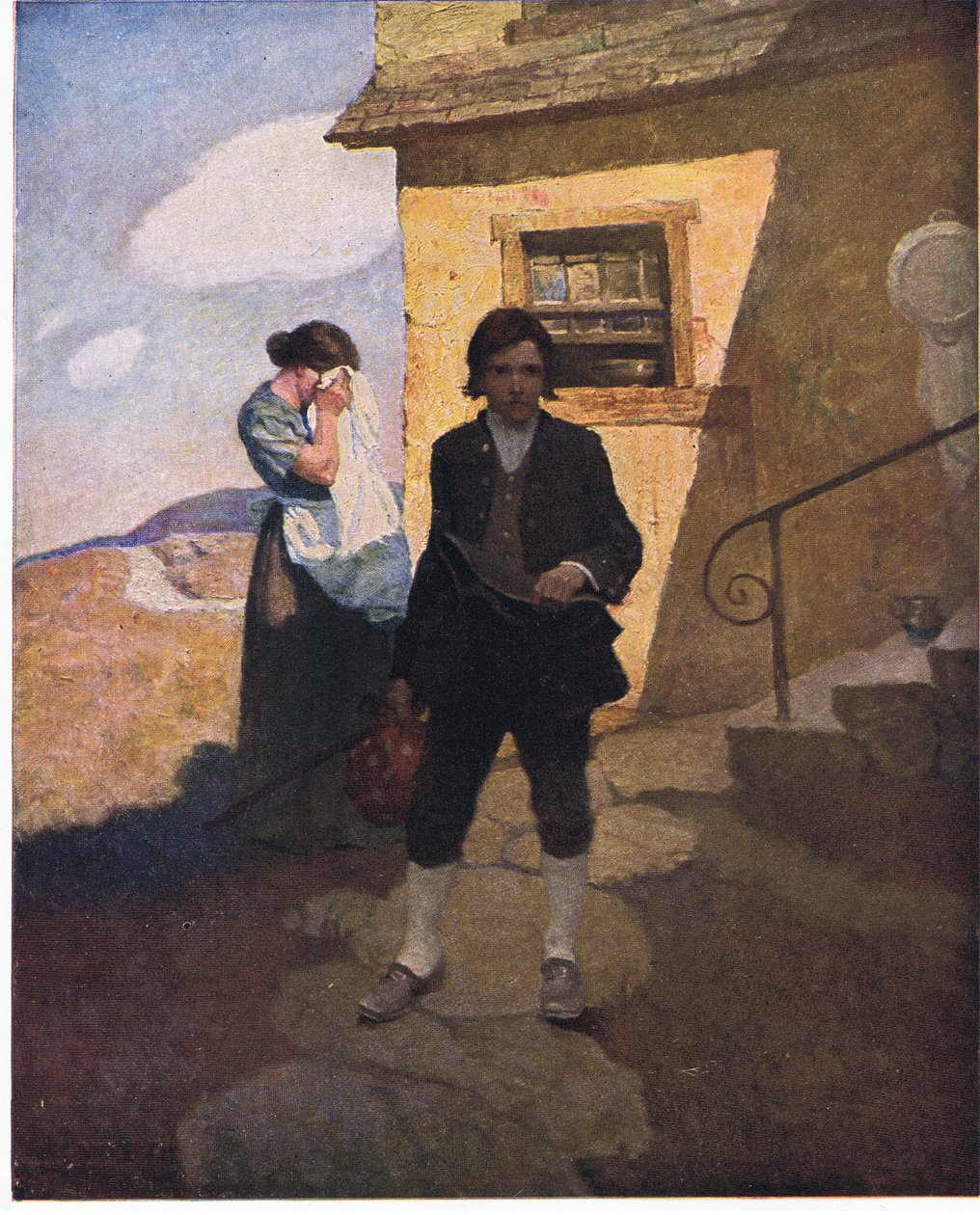 Jim Hawkins odchází z domova: Rozloučil jsem se s matkou a zátokou od Newell Convers Wyeth