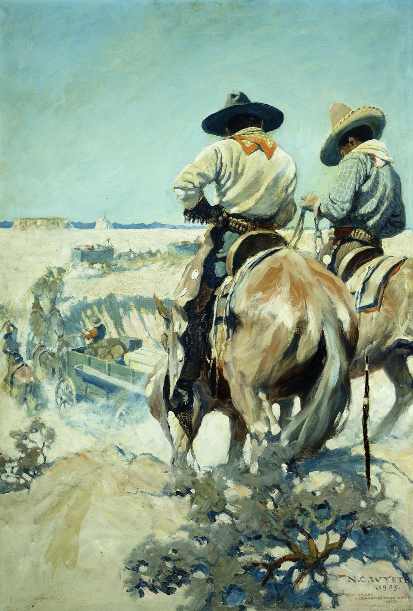Zásobovací vozy od Newell Convers Wyeth
