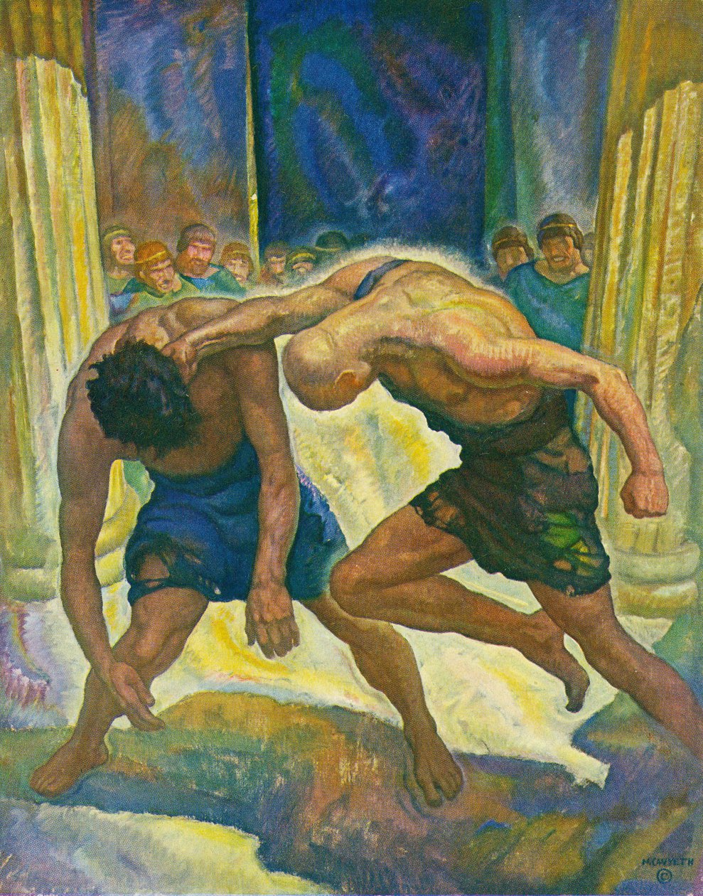 Boj žebráků od Newell Convers Wyeth