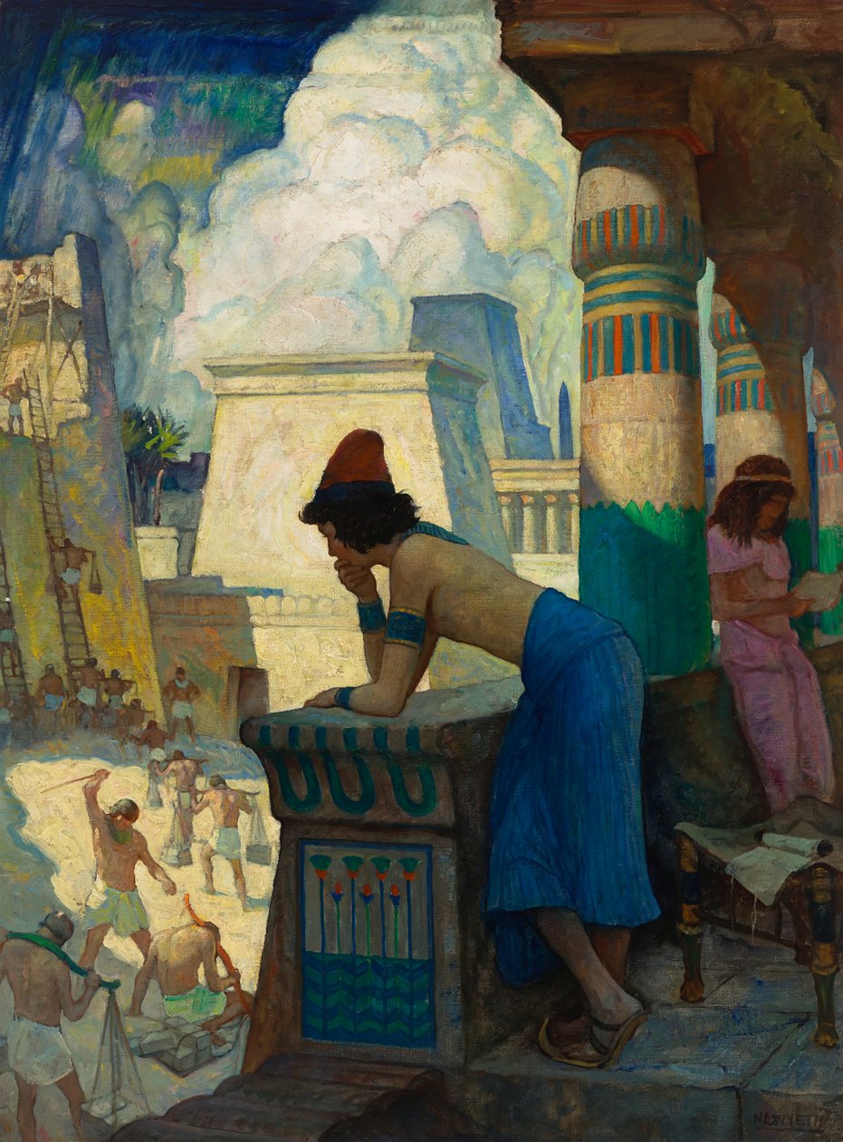 "Chlapec, Mojžíš..." od Newell Convers Wyeth