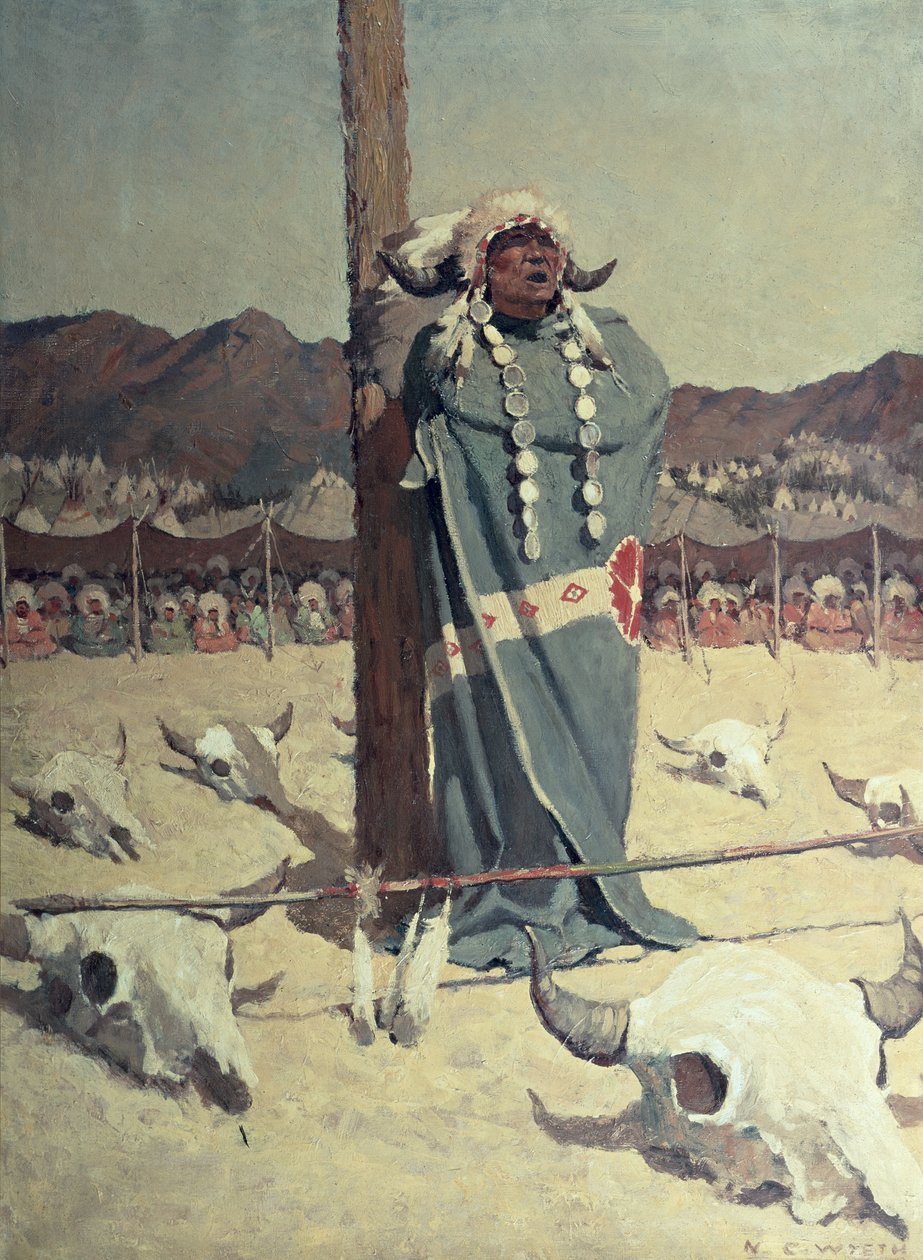 Petice (olej na plátně) od Newell Convers Wyeth