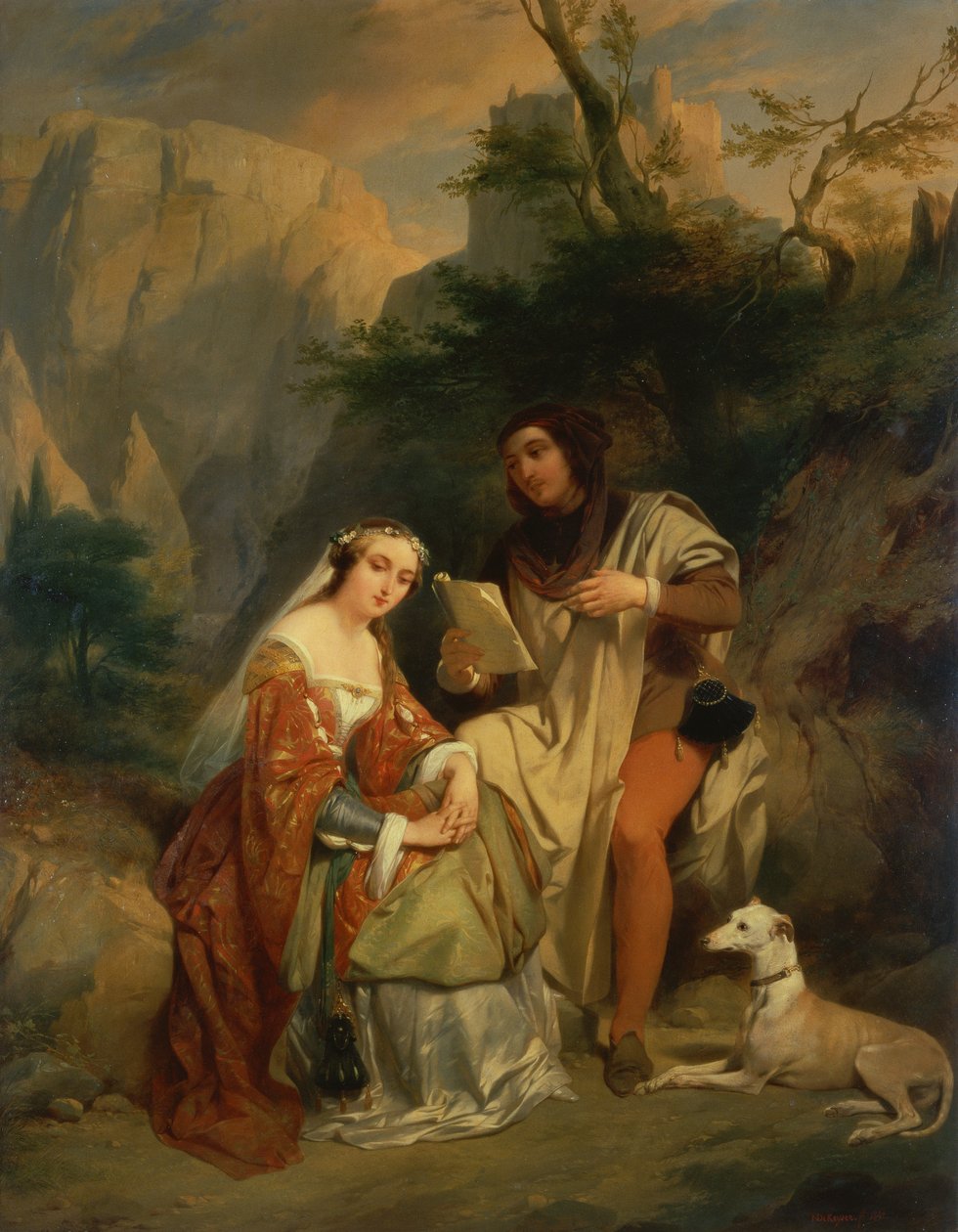 Petrarca a Laury od Nicaise de Keyser