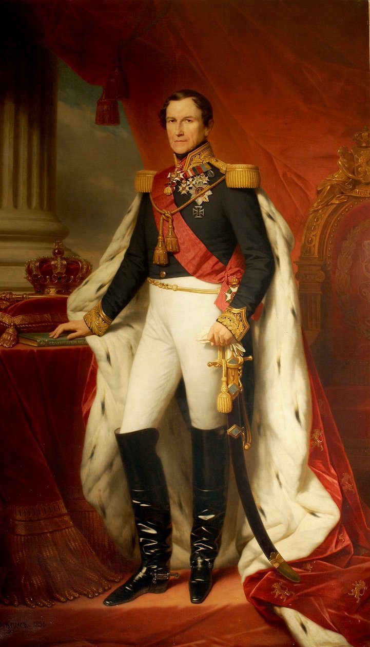 Portrét Leopolda I. 1790-1865, krále Belgičanů, 1856. od Nicaise de Keyser