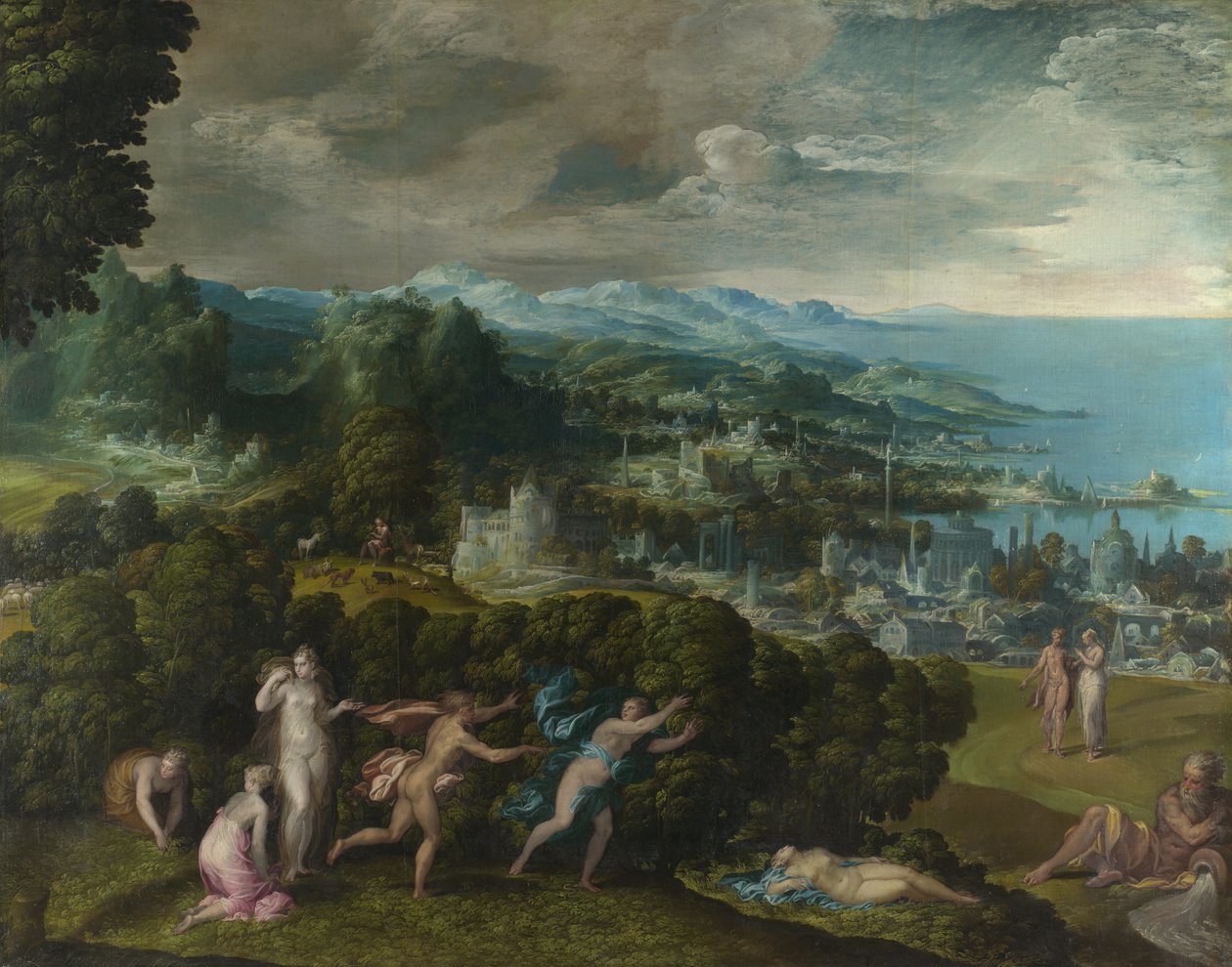 Orpheus a Eurydice od Niccolò dell Abbate