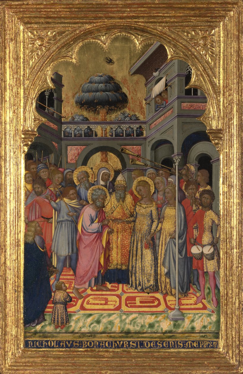 Manželství Panny Marie od Niccolo di Buonaccorso