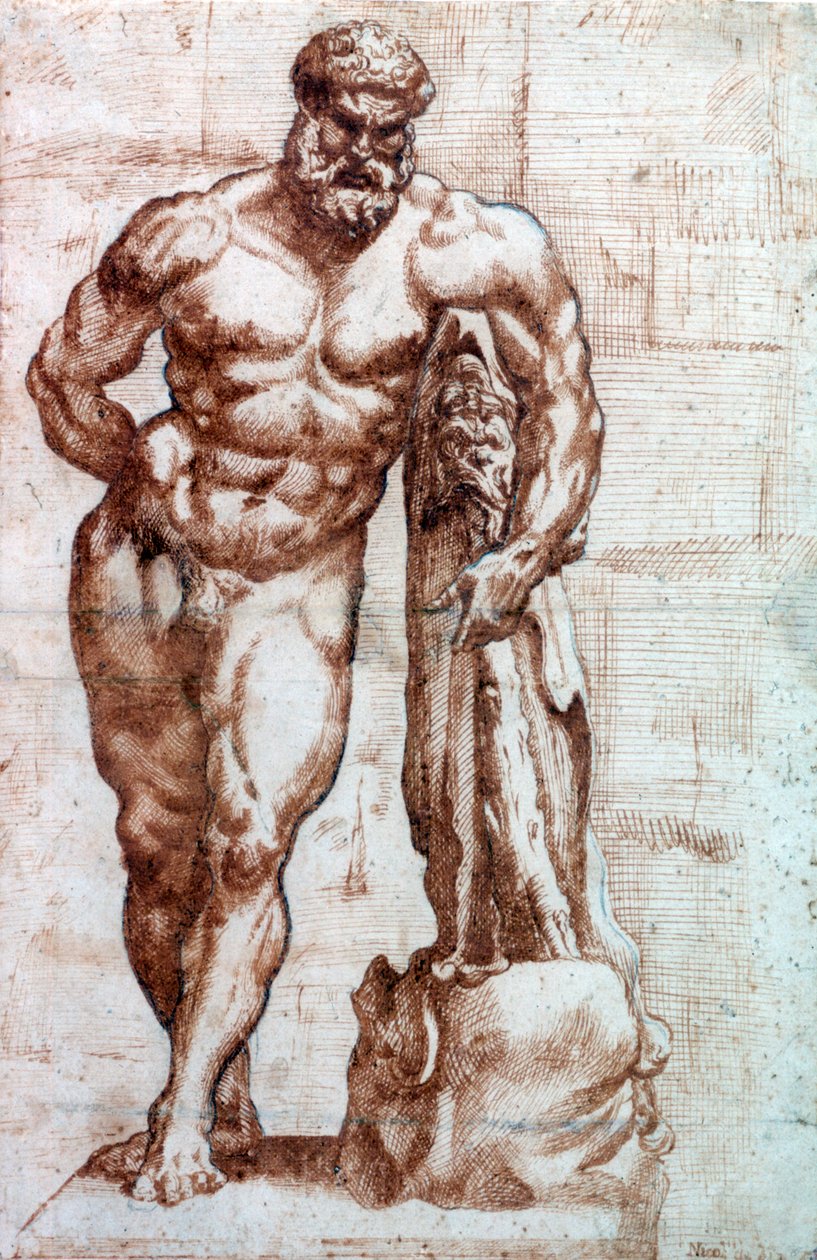 Herkules, 17. století od Niccolò de Simone