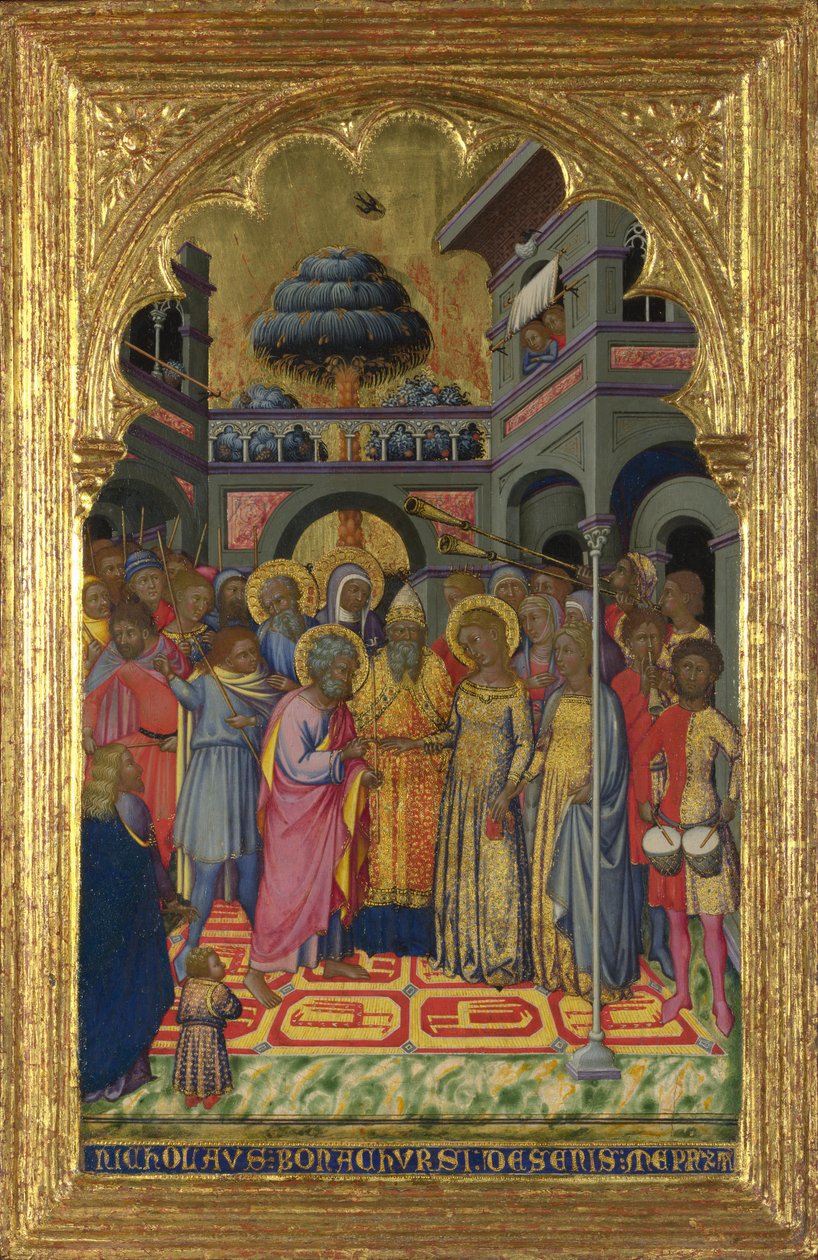 Svatba Panny, cca 1380 od Niccolò di Bonaccorso
