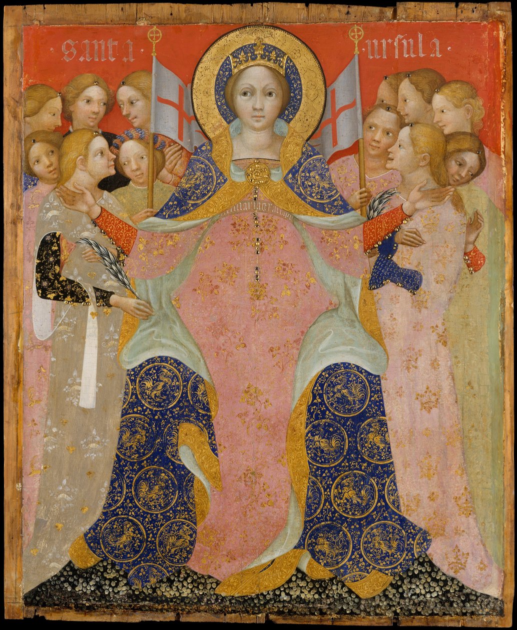 Svatá Ursula a její panny, ca. 1410. od Niccolò di Pietro