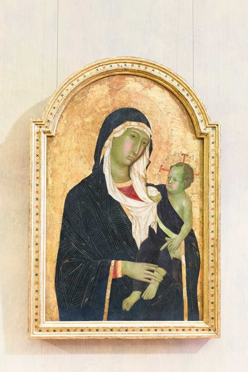 Madonna a dítě od Niccolò di Segna