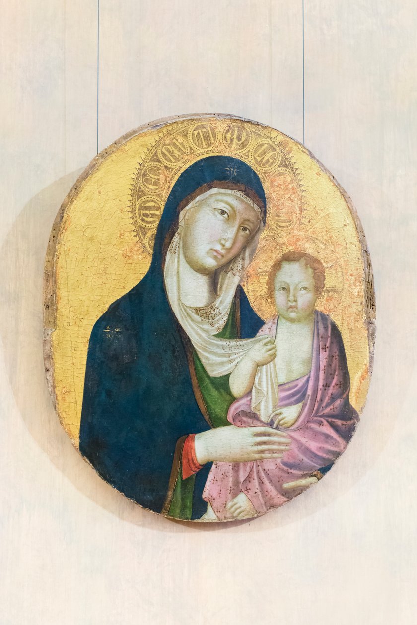 Madonna a dítě od Niccolò di Segna