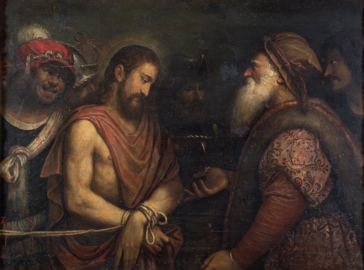 Kristus před Kaifášem od Niccolo Frangipane