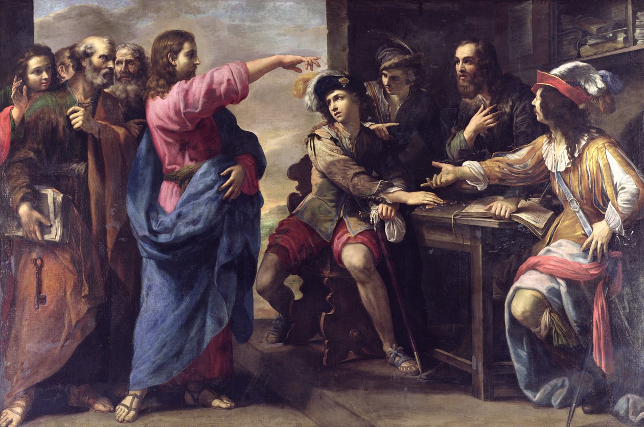 Obrácení svatého Matouše od Niccolo Tornioli