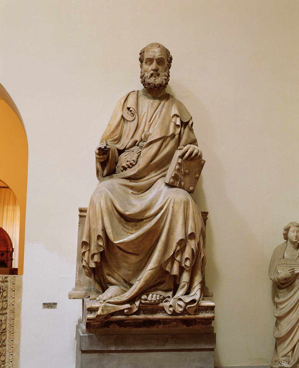 Svatý Marek, 1408 (mramor) od Niccolo di Pietro Lamberti
