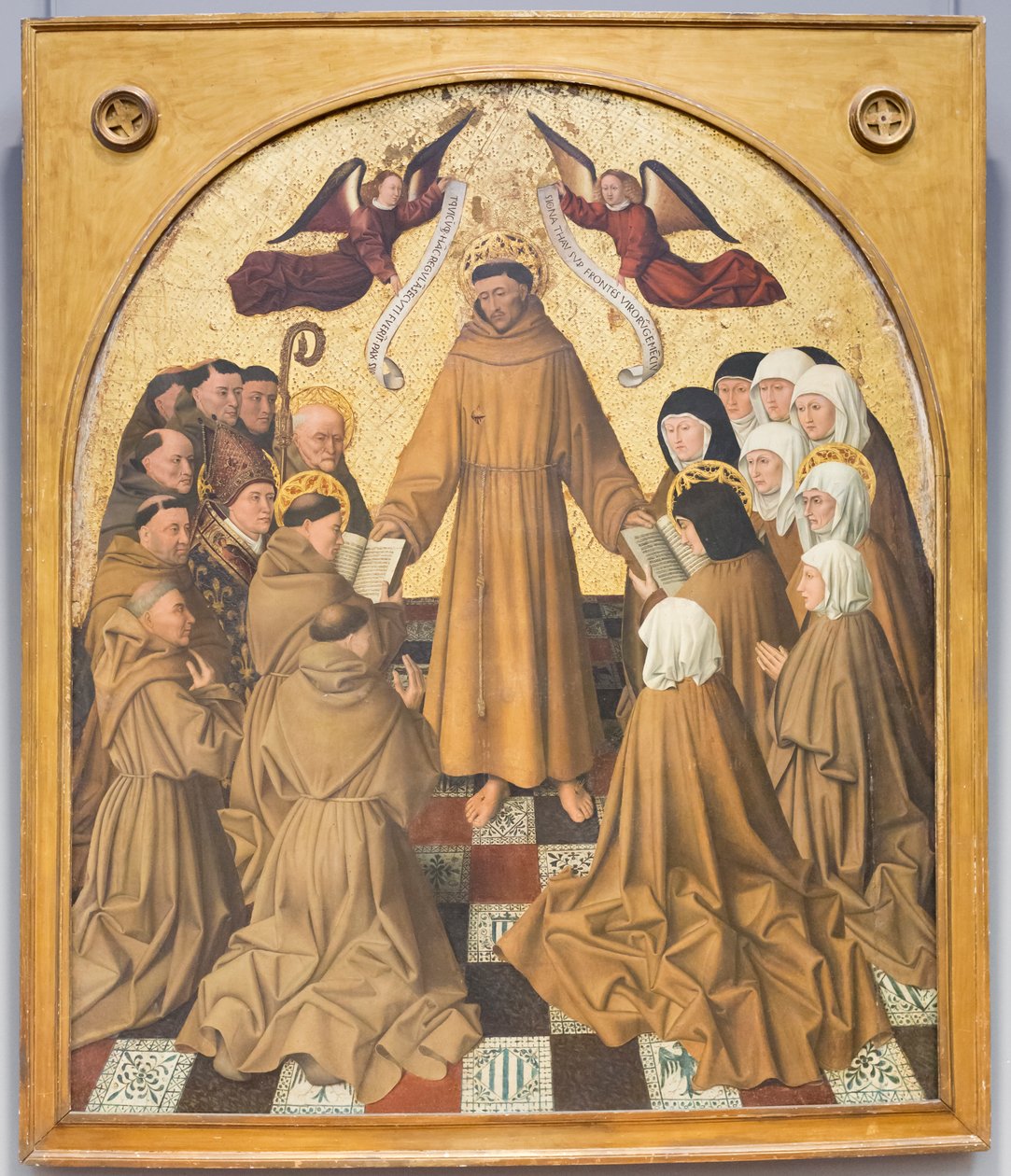 Svatý František dodává pravidlo od Niccolo Antonio Colantonio