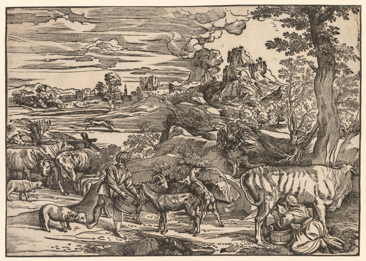 Krajina s dojičkou, c. 1525. od Niccolo Boldrini