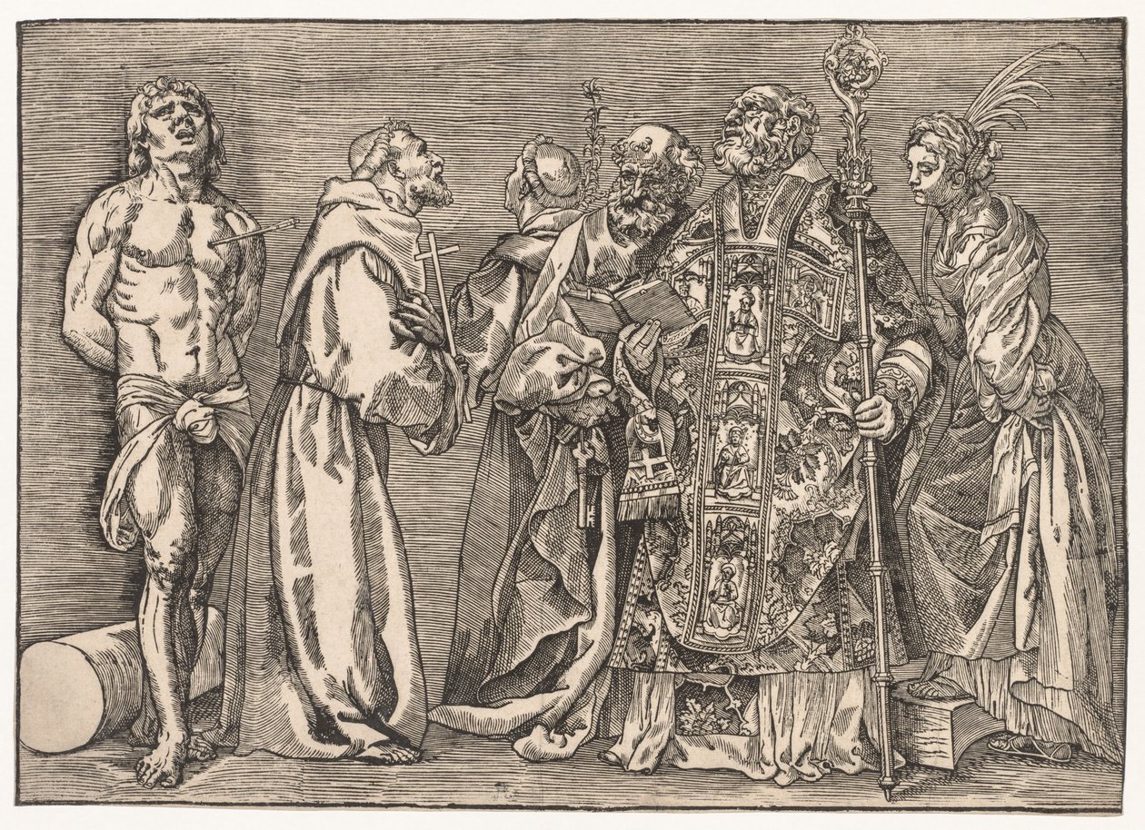 Šest svatých od Niccolo Boldrini