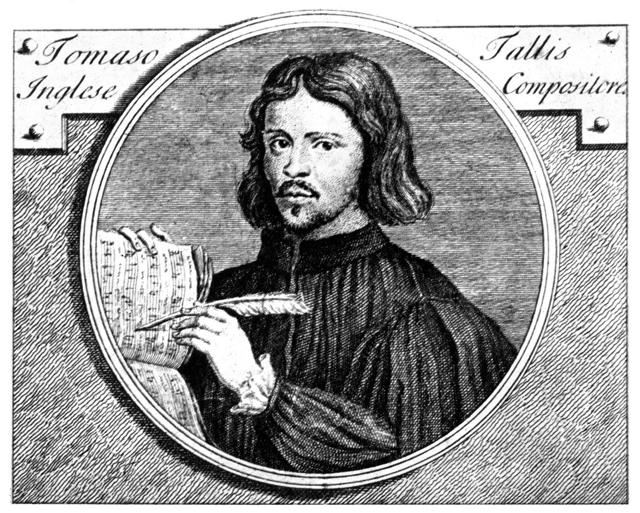 Thomas Tallis, c1505-1585, anglický varhaník a skladatel, 1700 od Niccolo Francesco Haym