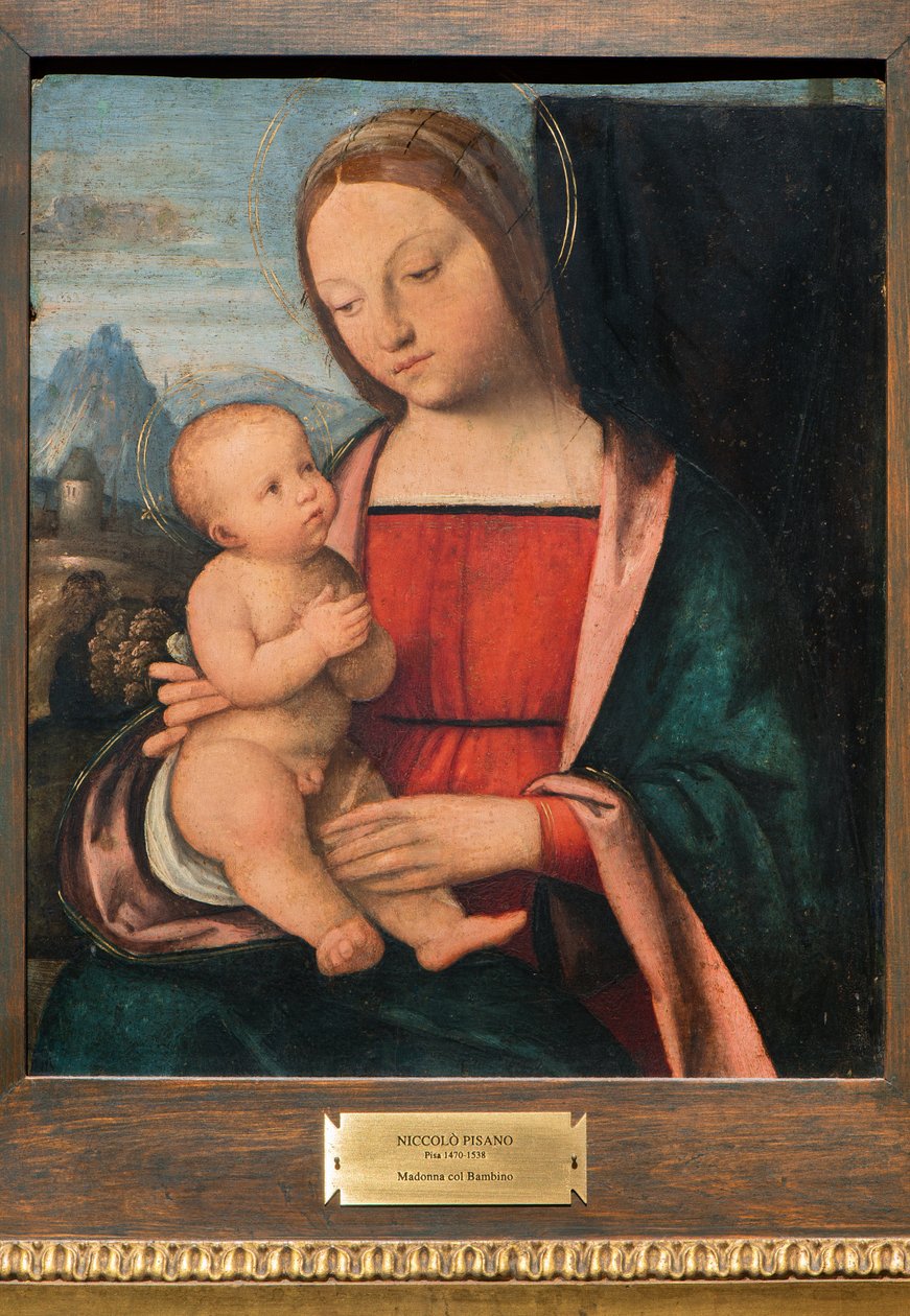 Madona s dítětem, 1510-1520 od Niccolò Pisano