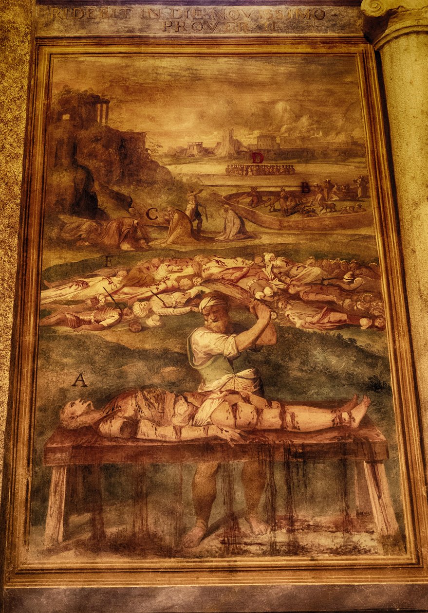 Bazilika minor Santo Stefano Rotondo, Santo Stefano al Monte Celio, bazilika Santo Stefano Rotondo al Celio od Niccolo called Pomarancio Circignani