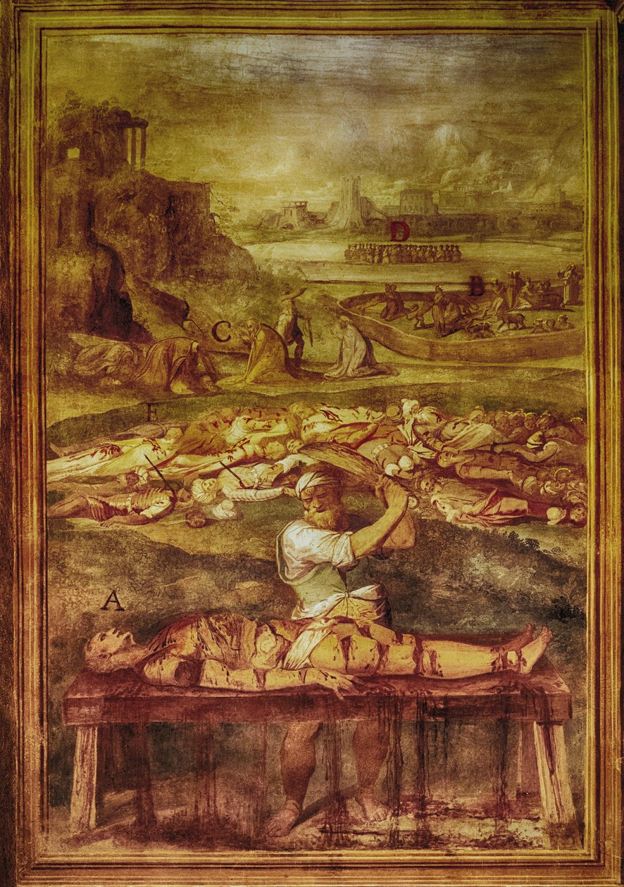 Bazilika minor Santo Stefano Rotondo, Santo Stefano al Monte Celio, bazilika Santo Stefano Rotondo al Celio od Niccolo called Pomarancio Circignani