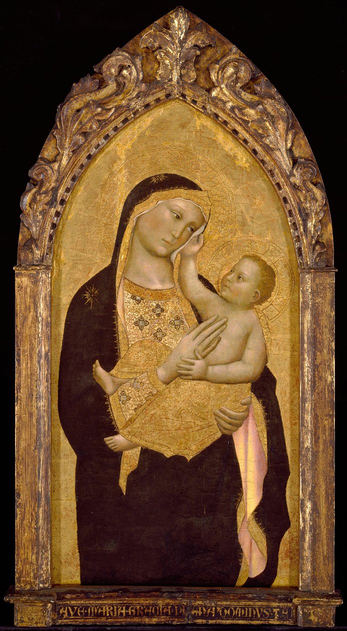 Panna a dítě, 1390-1400. od Niccolo di Pietro Gerini