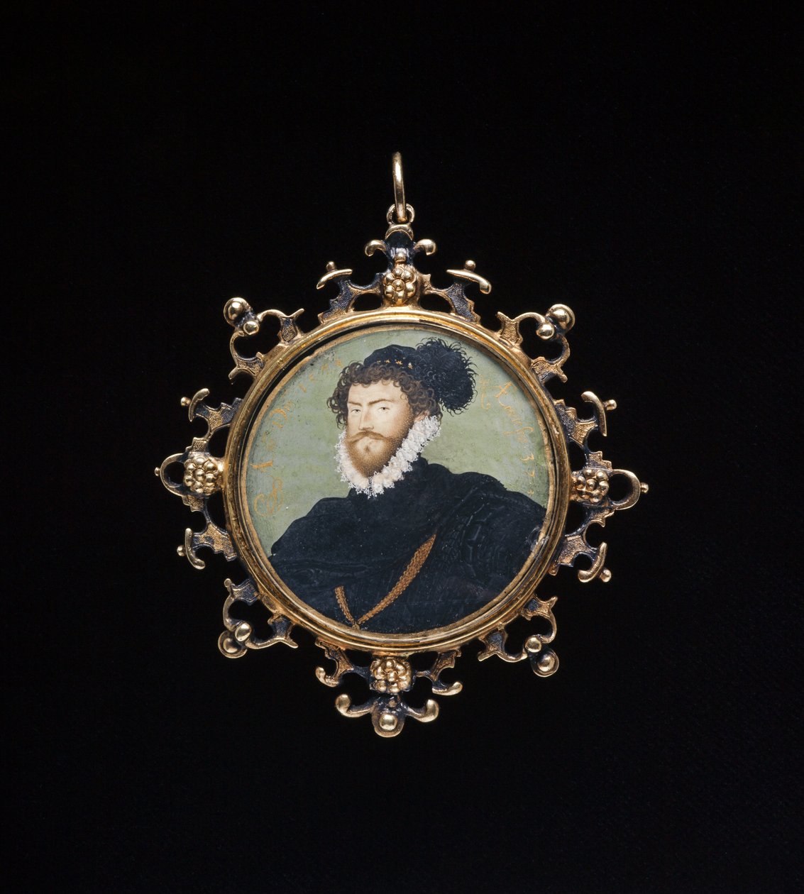 Neznámý muž, kolem roku 1574 od Nicholas Hilliard