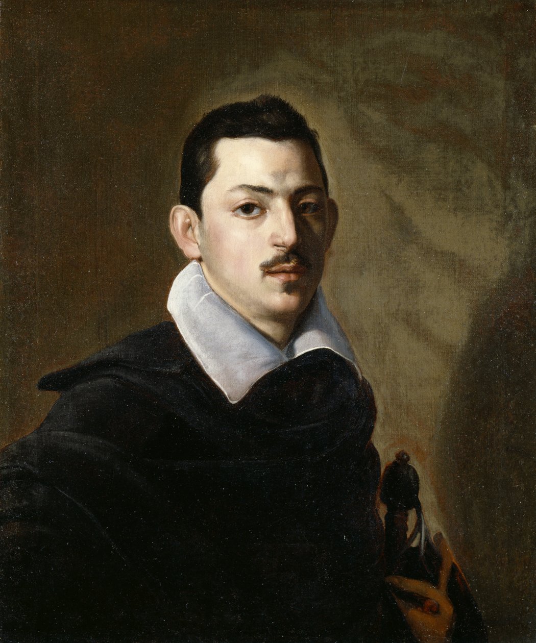 Mladý muž s mečem, kolem 1618-20 od Nicholas Renieri