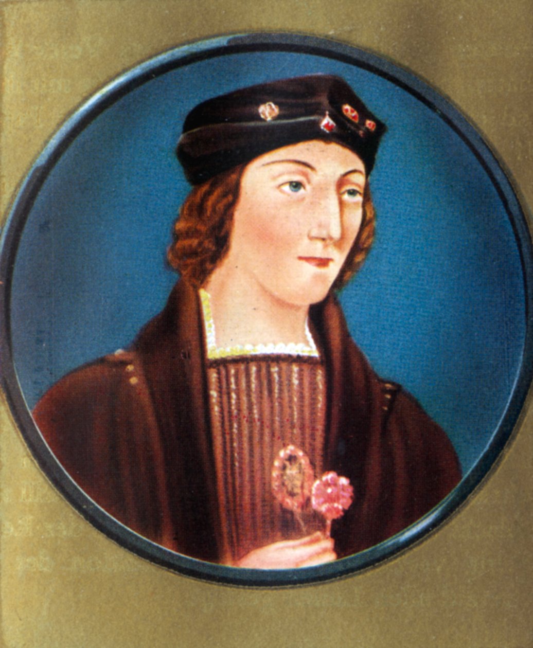 Portrét Jindřicha VII od Nicholas (after) Hilliard