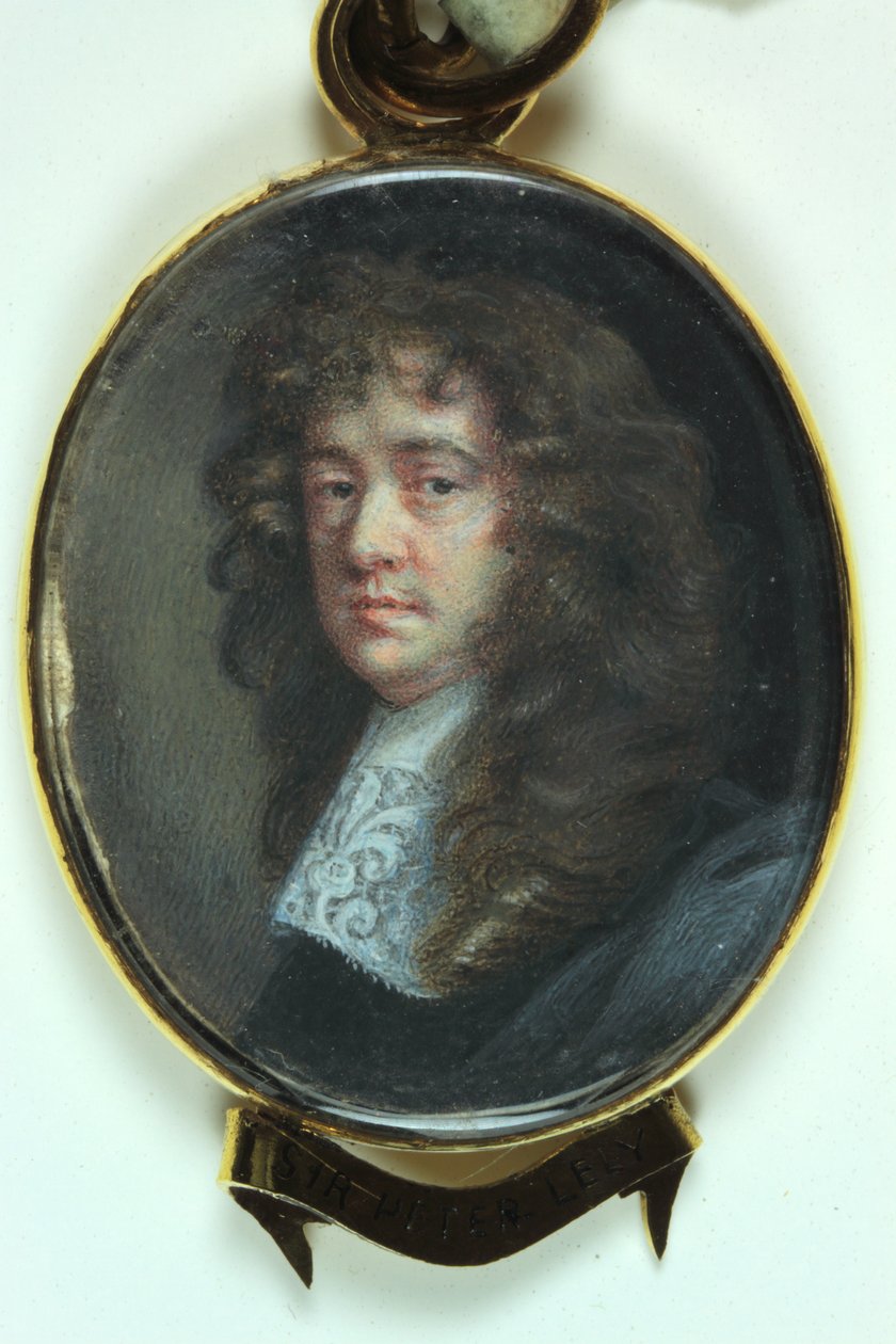 Sir Peter Lely (akvarel na slonovině) od Nicholas (attr.to) Dixon
