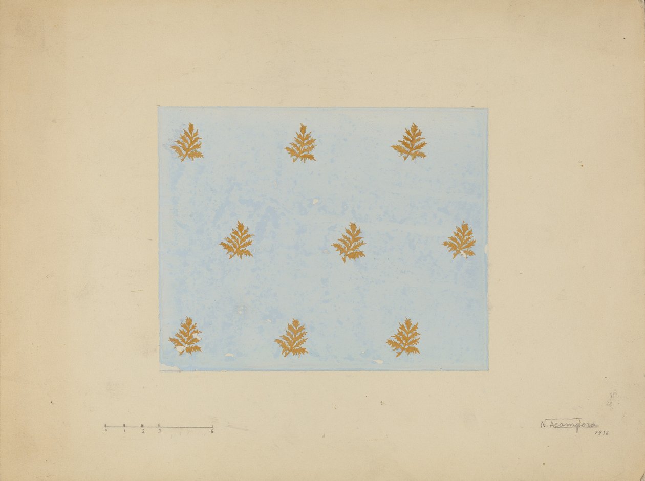 Tapeta, 1936. od Nicholas Acampora