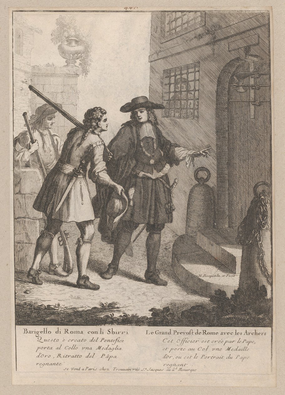 Velký římský probošt se svými lučištníky, 1648-1700., 1648-1700. od Nicholas Boucquet