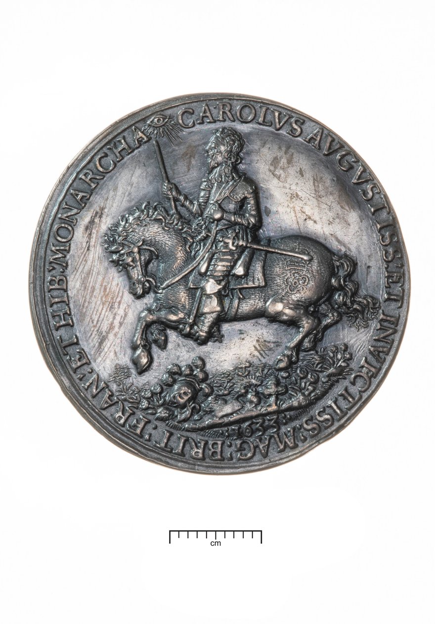 Karel I., Návrat do Londýna po korunovaci v Edinburghu, 1633 (stříbro) od Nicholas Briot