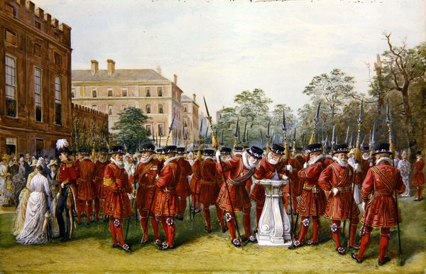 Přehlídka gardisty v Clarence House od Nicholas Chevalier