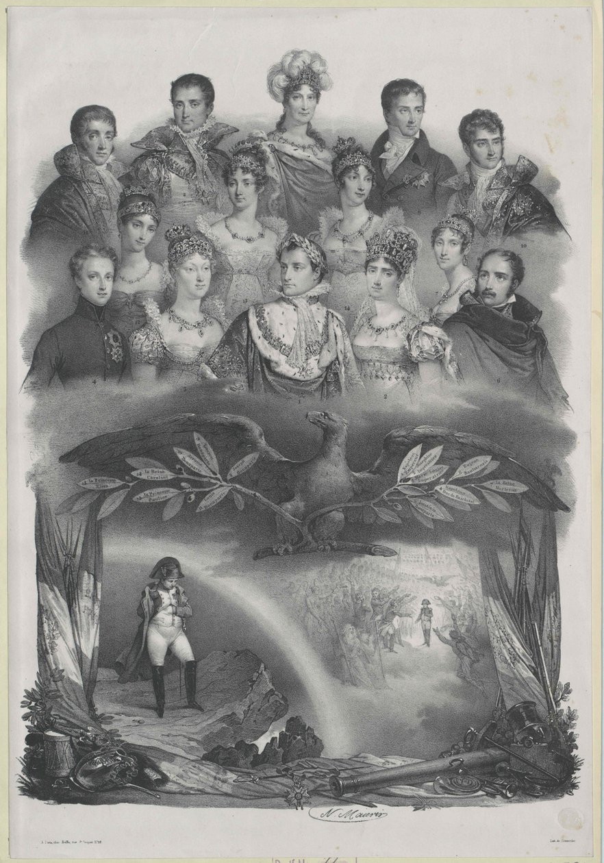 Francouzský císař Napoleon I. Bonaparte od Nicholas Eustache (after) Maurin