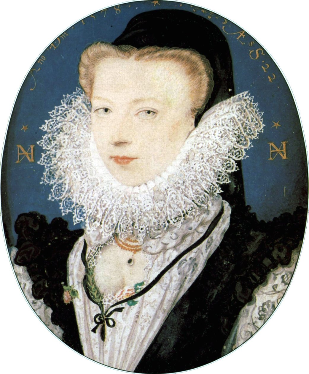 Alice Brandonová, paní Hilliardová od Nicholas Hilliard