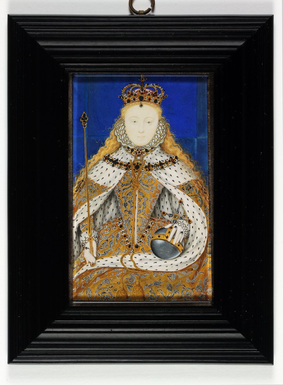 Queen Elizabeth I (smalt) od Nicholas Hilliard