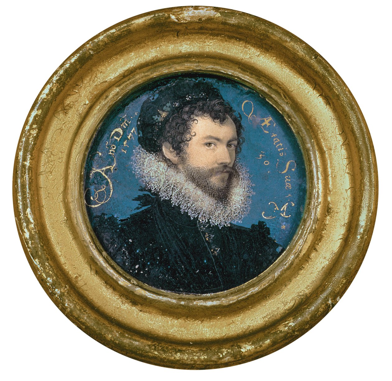 Autoportrét ve věku 30 let, 1577 od Nicholas Hilliard