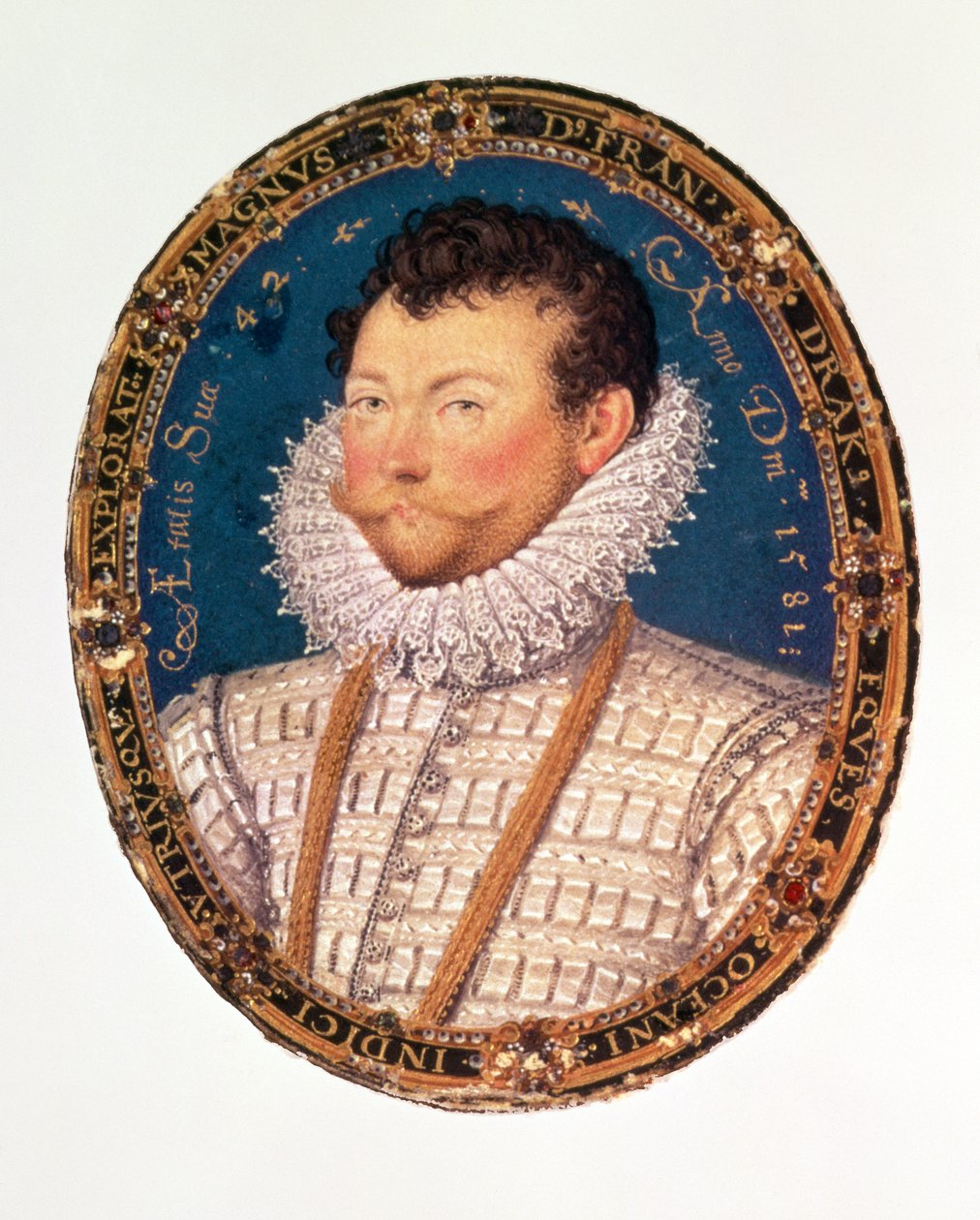 Sir Francis Drake, 1581 od Nicholas Hilliard