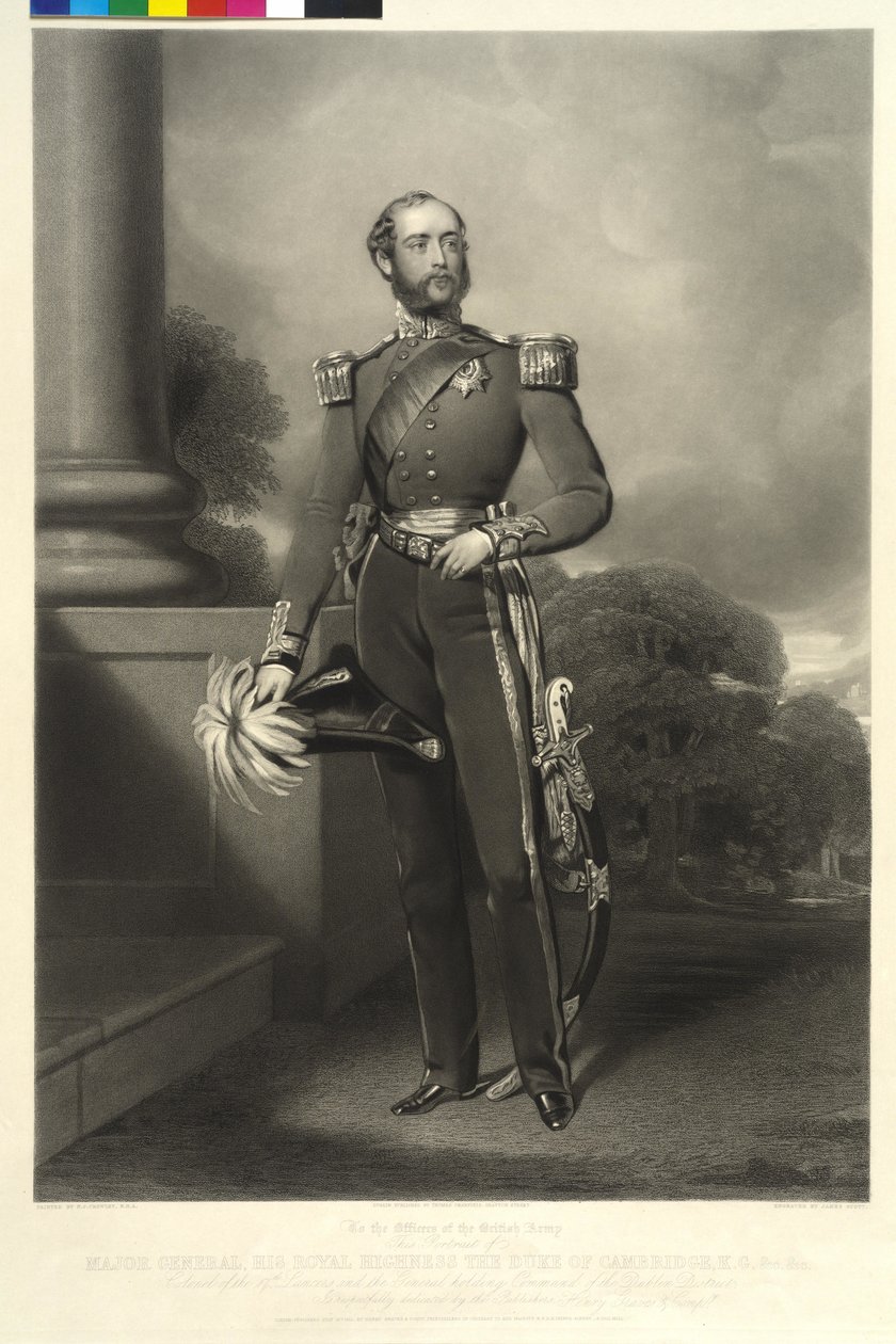 Vévoda z Cambridge Georg (mezzotinta) od Nicholas Joseph Crowley