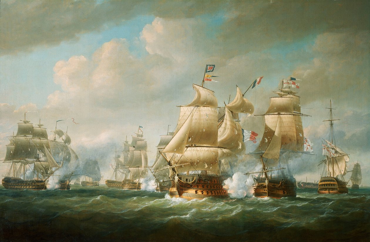 Duckworthova akce u San Dominga, 6. února 1806 od Nicholas Pocock