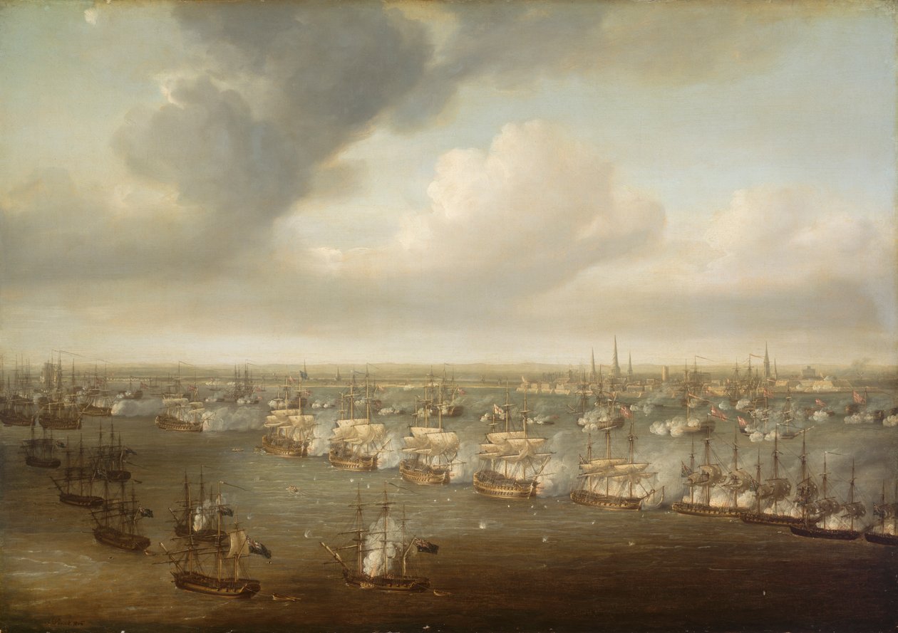 Bitva u Kodaně, 2. dubna 1801 od Nicholas Pocock