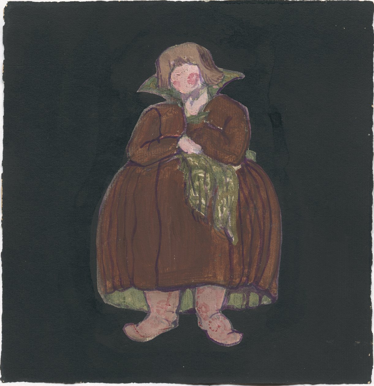 Kostýmní návrh pro operu Rimského-Korsakova "Příběh cara Saltana", 1919 od Nicholas Roerich