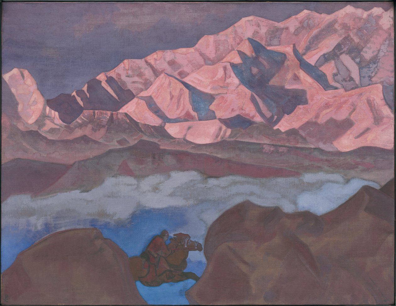 He Who Hastens, série "Jeho země", 1924 od Nicholas Roerich