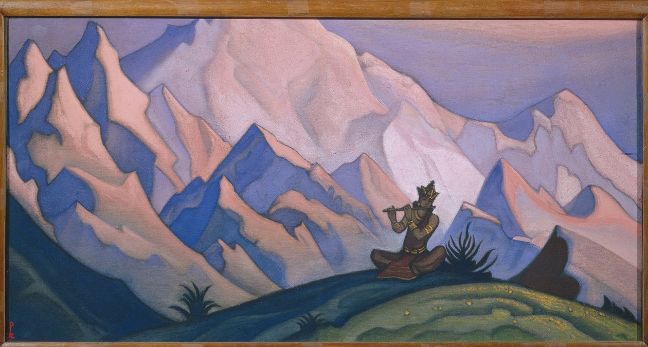 Krishna par Roerich, Nicholas (1874-1947) od Nicholas Roerich