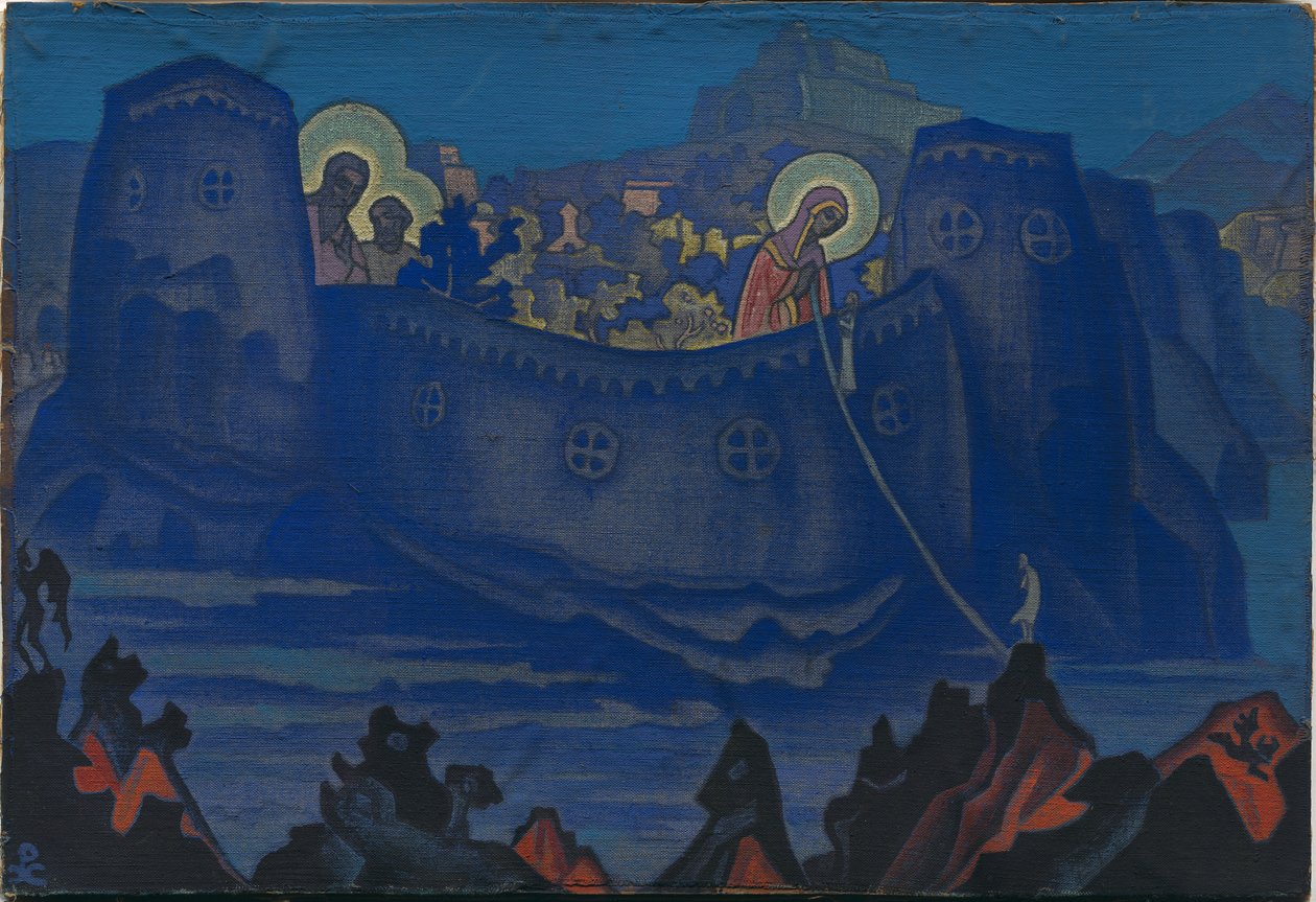Madonna Laboris, skica, 1933 od Nicholas Roerich