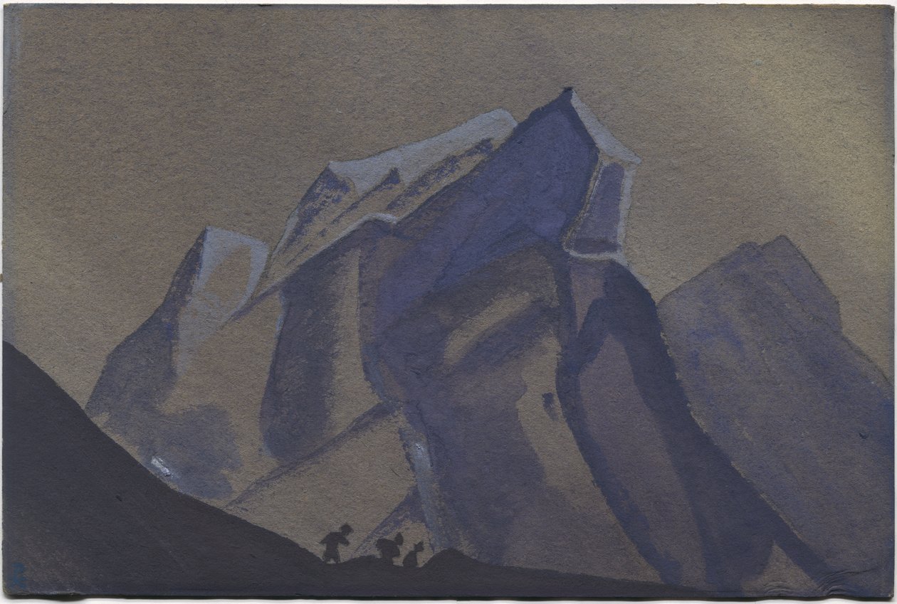 Horský průsmyk, Bouře, 1936 od Nicholas Roerich